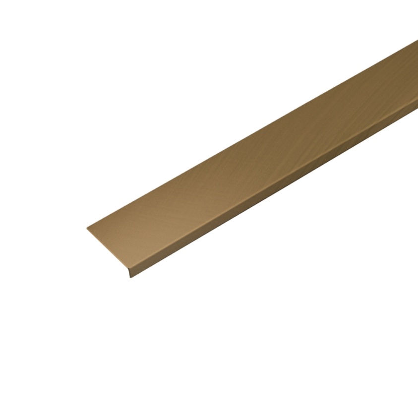 Product Cut out image of the Abacus Concept Simple S3 Brushed Brass Furniture Handle